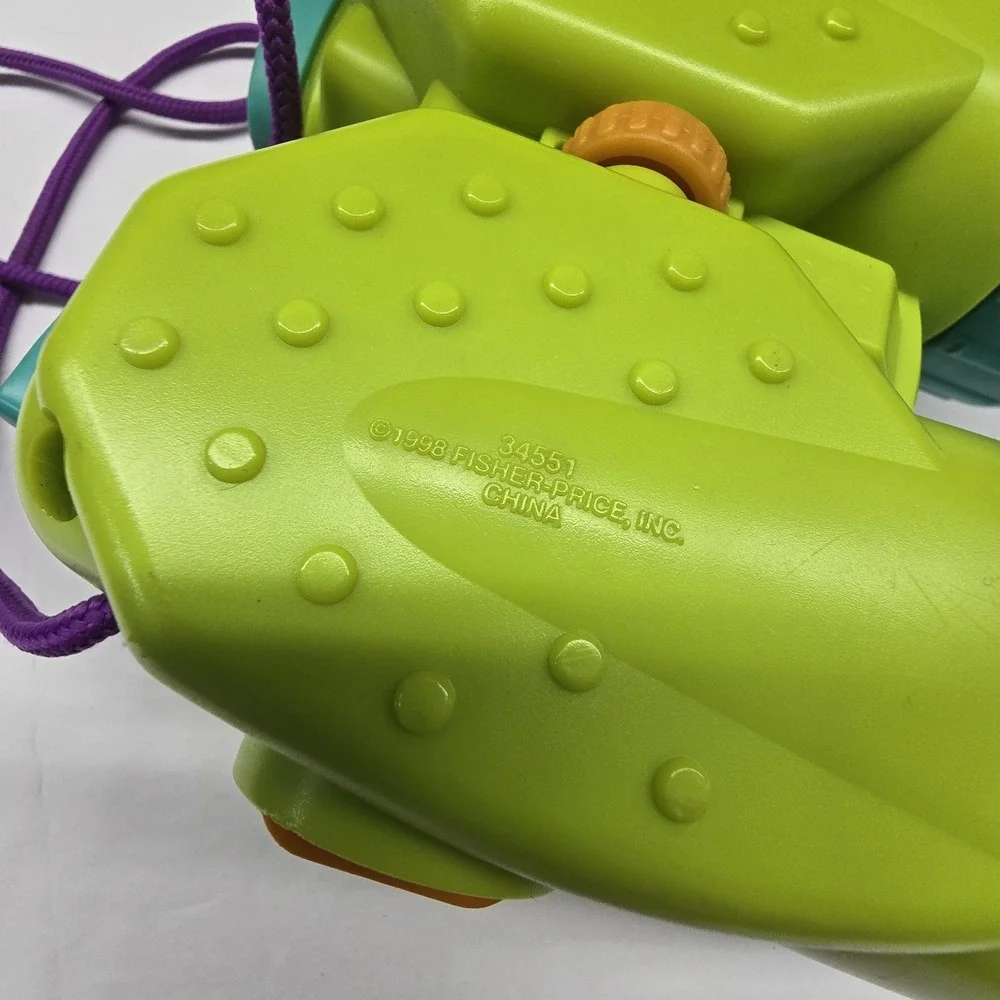 Vintage Fisher Price 1998 View-Master Scooby-Doo! Green Binoculars 3D Viewer